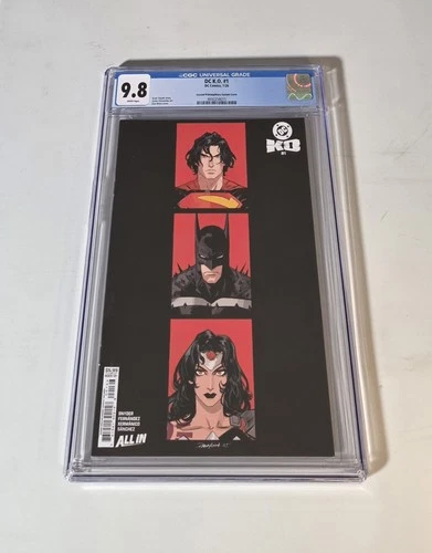 DC K.O #1 CGC 9.8 Graded 2nd Printing Dan Mora Variant Cover Absolute Batman