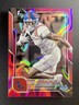 De'Zhaun Stribling  2025 Topps Bowman University Chrome 1st Pink Lava RC 49ERS