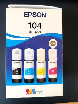 Epson 104 Multipack (4x 65ml) Tintenpatrone für Epson Eco Tank 4er-Pack