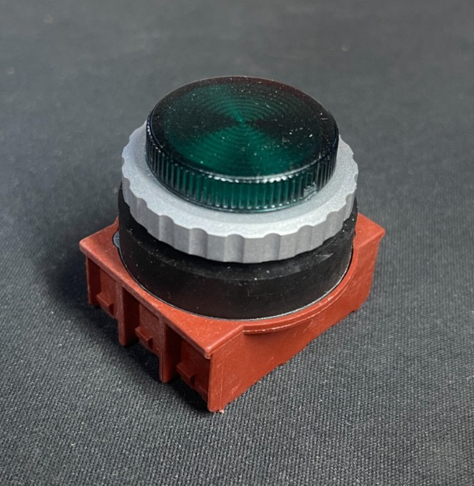 Siemens 3SB14 00-2A w/ GREEN Indicator Light [BOX OF 5]