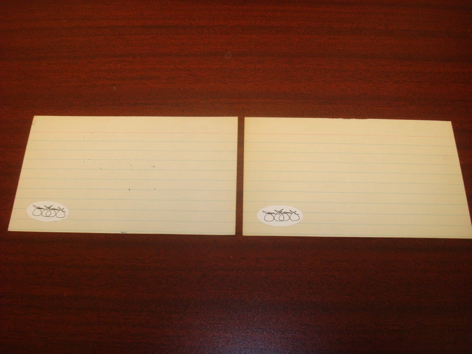 Tom Tresh (d.2008) 1961-1969 Yankees Autograph Signed 3x5 Index Card JSA SOA M7 - Image 2 of 2