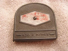 Vintage Advertising Measuring Tape Westcraft