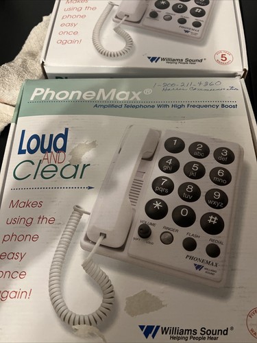 Telephone Max Loud And Clear Amplified Telephone Williams Sound - Zdjęcie 11 z 11