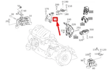 New MB CLA C117 Engine Upper Right Motor Stabilizer Bracket A2462401109