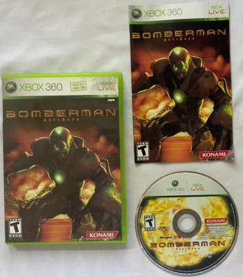 Bomberman: Act Zero (Microsoft Xbox 360, 2006) CIB with Manual Good Condition