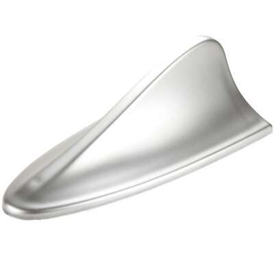 Haifisch Dach Antenne Dummy Shark Fin Haiantenne Design Deko Attrappe SILBER