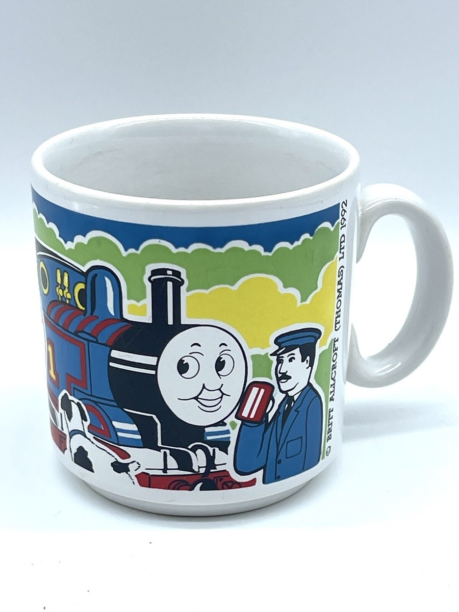 VTG 1992 Thomas The Tank Engine Mug England Small Kids 6 oz Britt