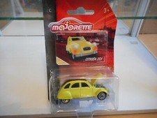 Majorette Citroen 2CV jaune sous blister