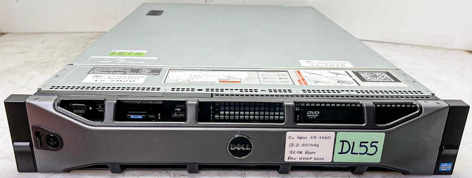Dell PowerEdge R720 2x Xeon E5-2640 @ 2.5GHz 32GB RAM 4x 600GB | Perc H710P Mini - Image 2 of 4