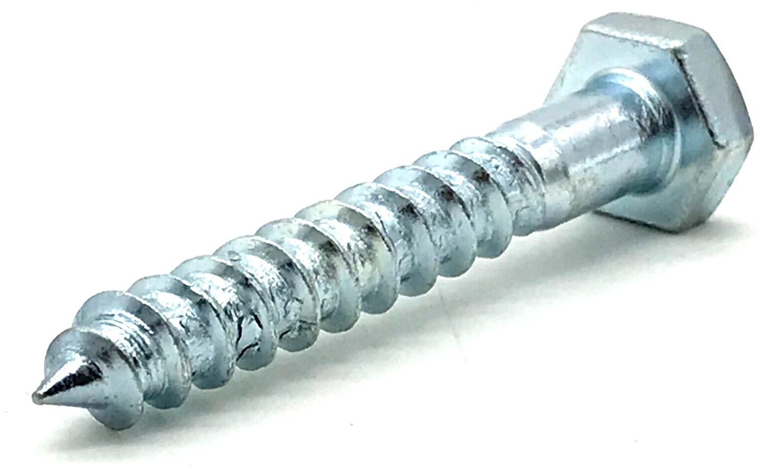 500 x COACH SCREWS M6 6 x 40mm bright zinc plated BZP wood screw hex