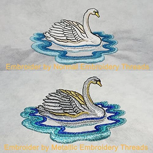  20 Assorted Colors Metallic Embroidery Machine Thread Kit 20 Metallic Colors - Image 2 of 4