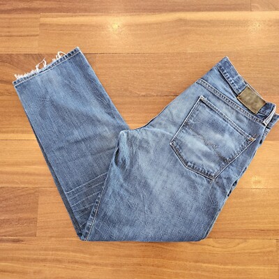 Lucky Brand Jeans Steve McQueen Limited Ed Icons 34x30 Blue 221 Straight 