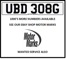 UBD 308G CHEAP FERRARI 308 NUMBER PLATE FERRARI 308 UBD 308G FERRARI PLATE 308 