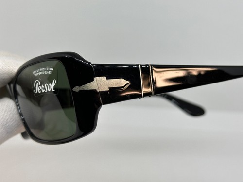 PERSOL 2835-S 95/31 56-15 Black w/Green G15 Persol lens - Foto 9 di 9