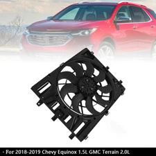 Radiator Cooling Fan Assembly For GMC Terrain 2.0L Chevy Equinox 1.5L