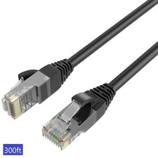 QualGear Cat 6 High-Speed Ethernet Cable - 300 ft