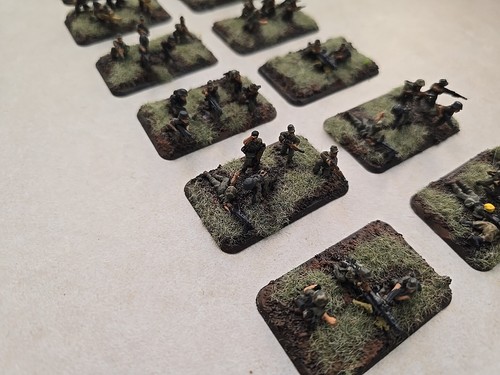 Lot of 15 Flames of War USA Platoon Painted FOW Battlegroup 15mm - Picture 15 of 16