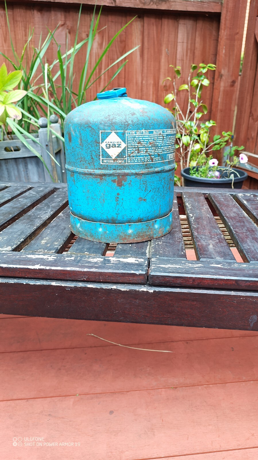 Campingaz 907 Gas Bottle full with handel Exchange Butane Camping eBay