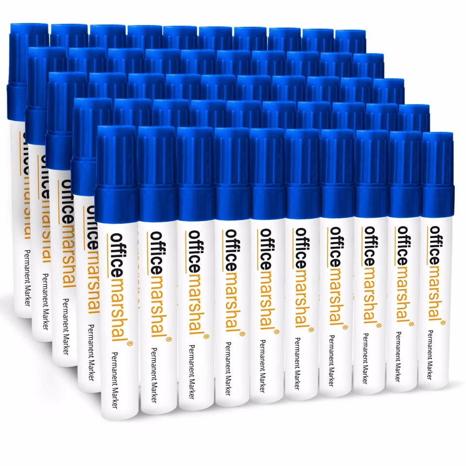 Office Marshal® Profi Permanent Marker 3000 Stifte 5 Farben XXL Set PREISHIT XXL - Bild 4 von 4