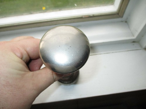 Vintage Metal Door Handle Knobs Unit with 2" Knobs - Picture 4 of 12