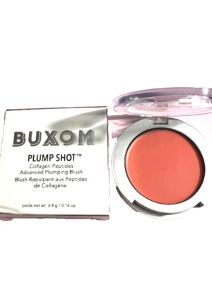 BUXOM  PLUMP SHOT Advanced Plumping Blush CORAL CHEER 0.14 oz NIB Free Shipping