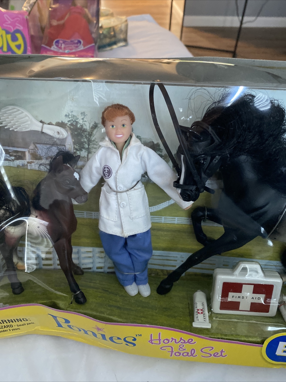 breyer horse and foal set with veterinarian 7038 eBay