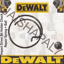 DeWalt Impact Driver Bit Holder Chuck Repair Spring+Ball DCF888 DCF885L2 DCF885M