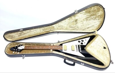 Aria Pro2 エレキギター フライングV ケース付き 楽器 ヴィンテージ Aria Pro II Flying V Electric Guitar Japan Vintage w Hard