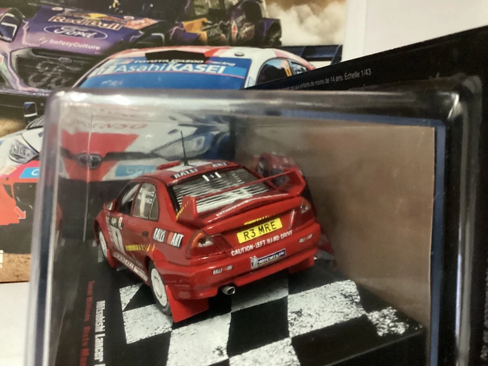 IXO MITSUBISHI LANCER EVOLUTION RALLY AUSTRALIA 1998 MAKINEN 1/43 + Booklet - Immagine 4 di 4