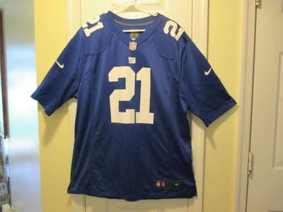 New York Giants Football Collins 21 NFL Men's XL Navy & White Nike Shirt Jersey | eBay
