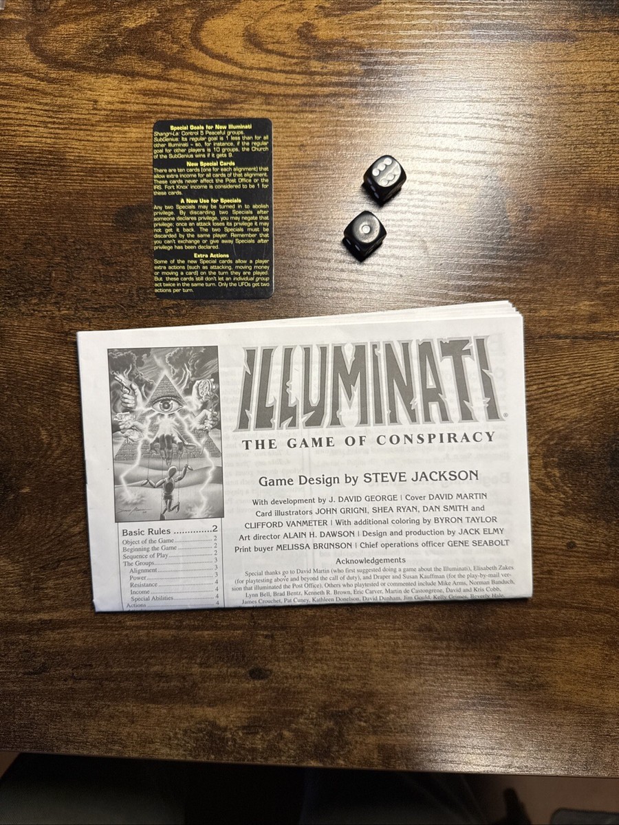 Deluxe Illuminati : The Game of Conspiracy by Steve Jackson Deluxe Illuminati : The Game of Conspiracy by Steve Jackson