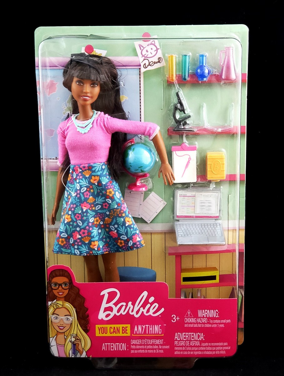 Barbie Teacher African American Doll You Can Be Collection NIB