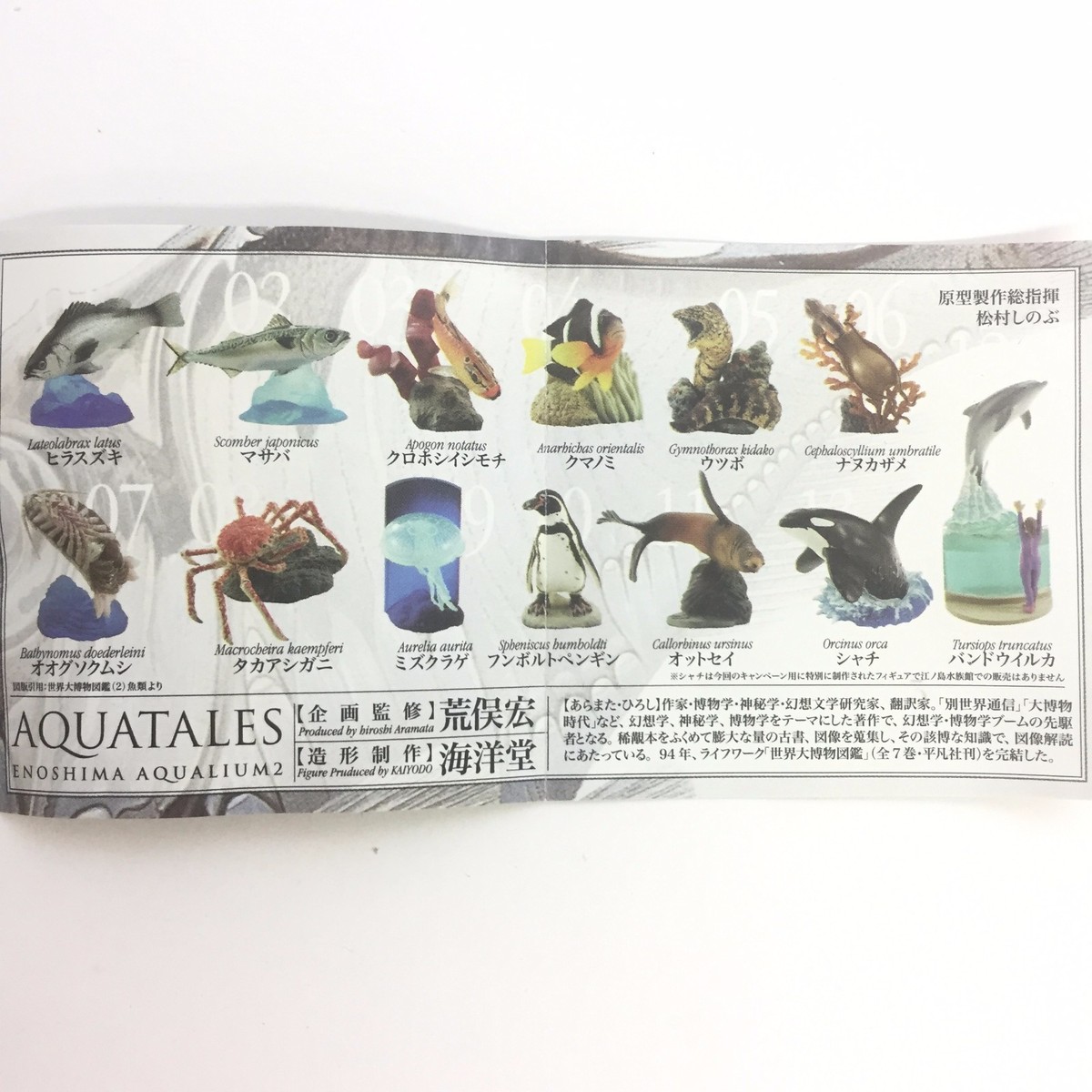Kaiyodo Aquatales Enoshima Aquarium 2 Bottle Cap Mini Figure 13