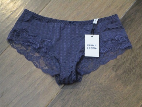 PRIMA DONNA MADISON HOT PANTS BRIEF PANTIES IN BLUE BIJOU SIZE XL (UK)