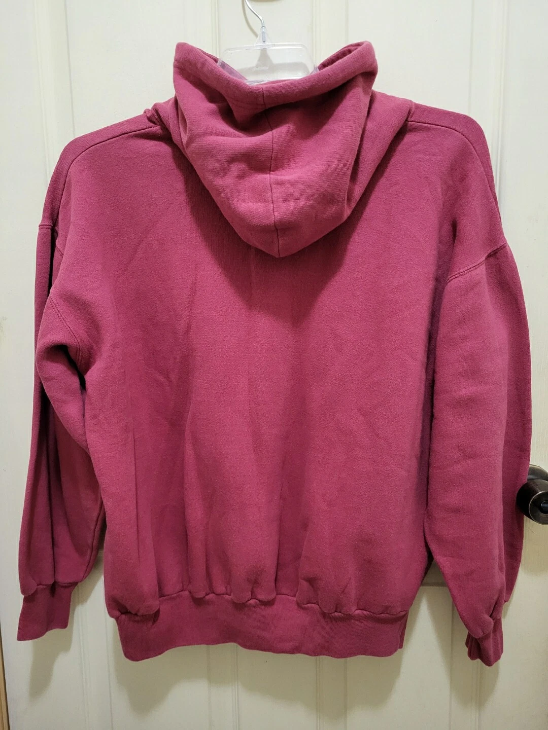 VETEMENTS Great Smoky Mountains Felpa con Cappuccio Uomo Grande Rossa Pullover