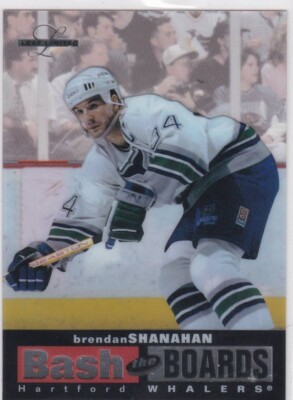 1996-97 (WHALERS) Leaf Limited Bash The Boards #9 Brendan Shanahan /3500