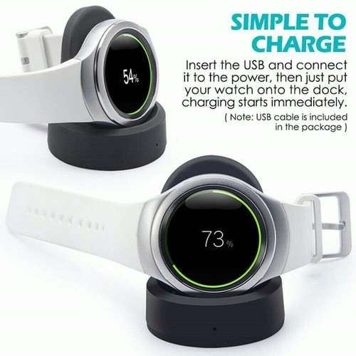 For Samsung Galaxy Watch 42mm 46mm SM-R800 R805 R810 R815USB Charger Cradle DocK - Picture 7 of 21