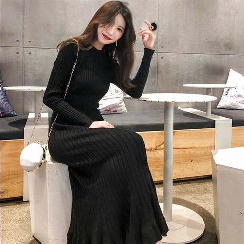 mid calf sweater dress