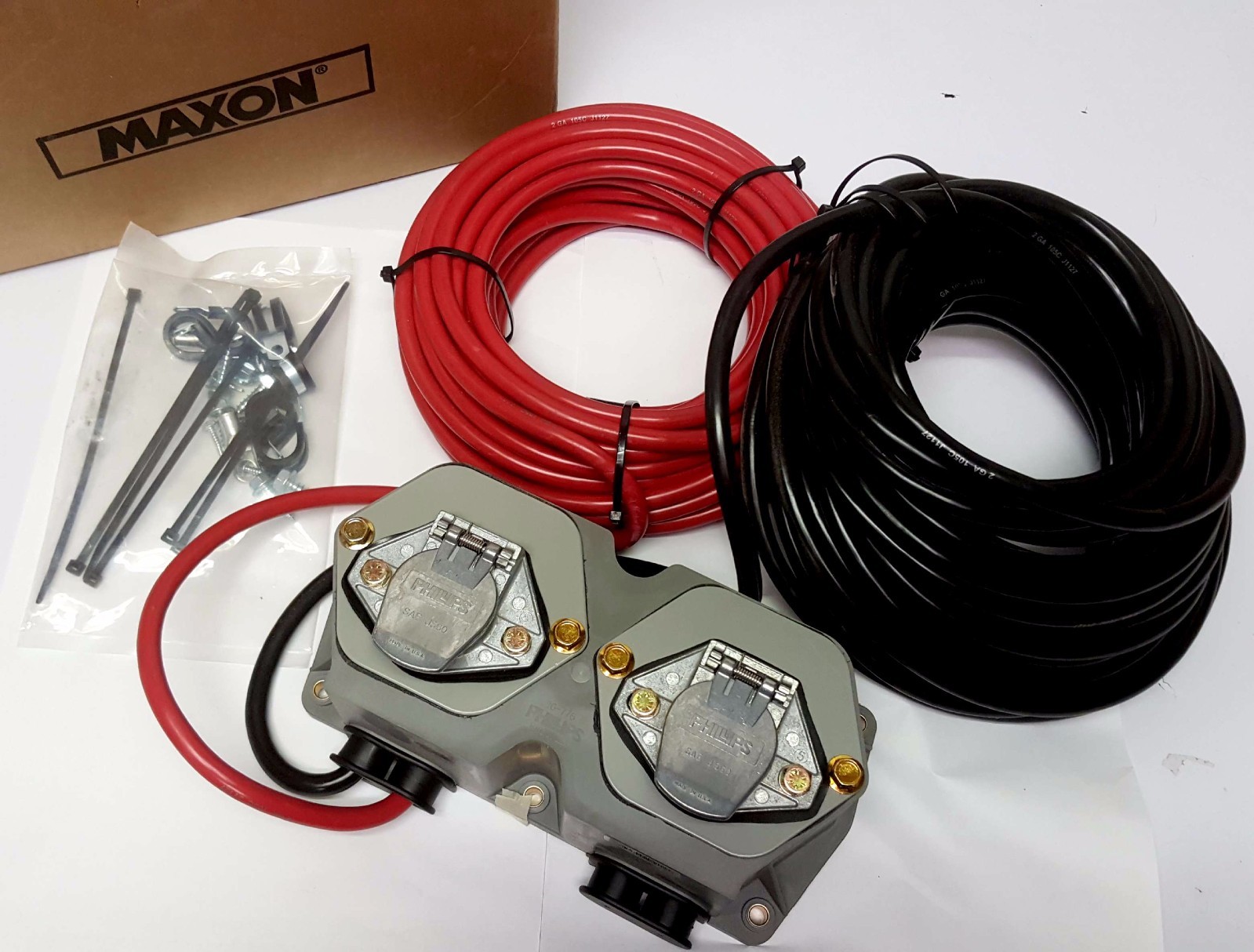 NEW MAXON 28027506 TRAILER CHARGING KIT OEM DUAL CONNECTION CHARGE