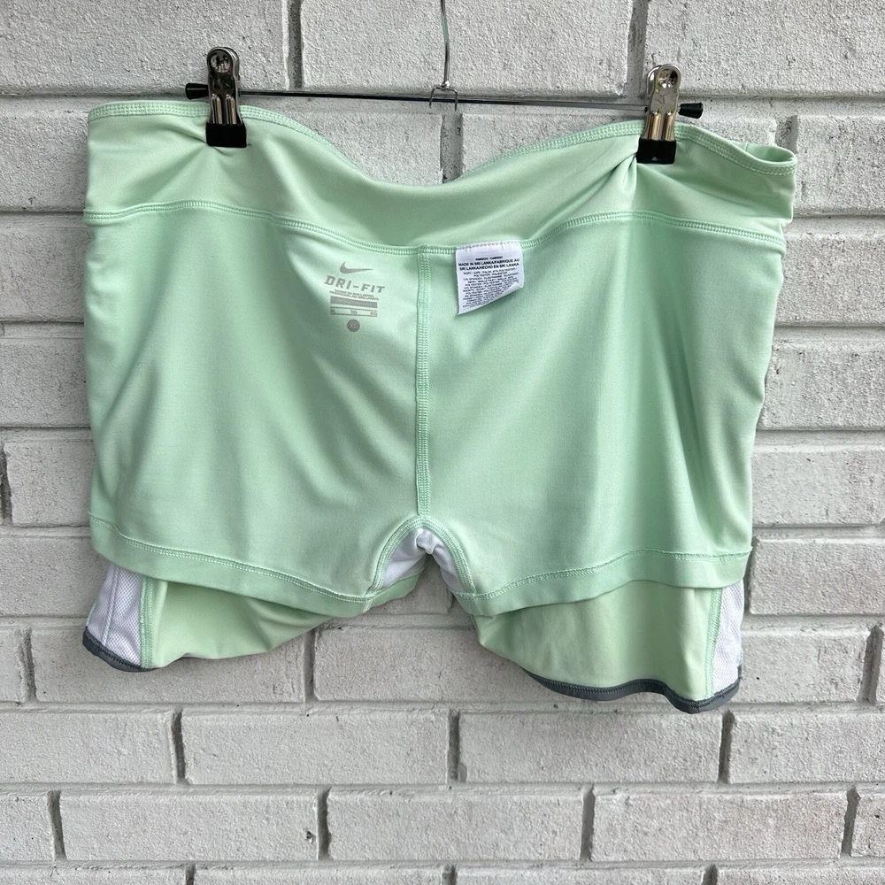 Nike Dri-Fit Green XL Tennis Pickleball Skort