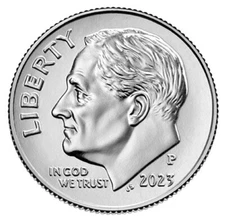 2023 P&D Roosevelt Dime 2 Coin Set  Uncirculated US Mint