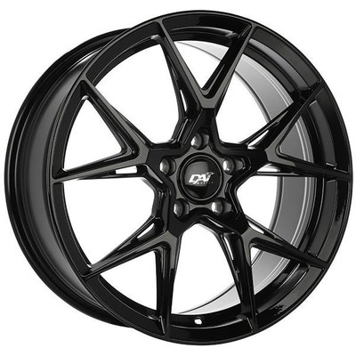 18 Inch Black Alloy Wheel Rim for 2006-2011 Mercury Milan, DA96T 18x8 5x114.3