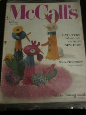 McCall's Magazine April 1954 Make Our Easter Egg Animals (G)