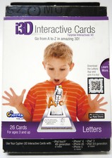 Cypher Kids Club i3D Interactive Learning Cards - Letters New Use iPad iPhone