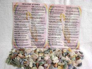 Healing Stones Chart