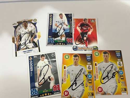 Topps Card Bayern München DFB Real Madrid T Kroos FULL Signed Signiert Autogramm - Bild 2 von 10