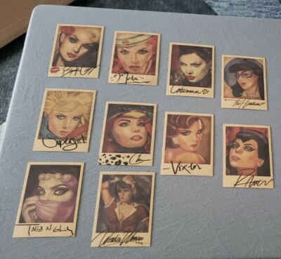 2019 DC Comics Bombshells III Vintage Photographs 10 Card Set