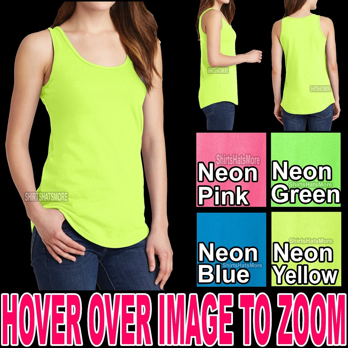 Neon sale tops womens