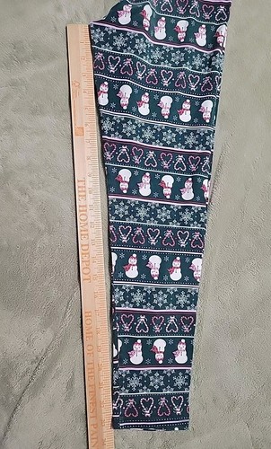 TCP Girls Size 16 Christmas Leggings Green Holiday, (May Run Small See Pics) - Picture 5 of 8