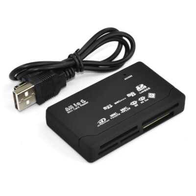 All in 1 Multi Functional USB Card Reader for SD SDHC MINI MICRO M2 MMC XD CF